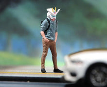 Load image into Gallery viewer, 1:64 Painted Figure Model Miniature Resin Diorama Sand Transformer Head Man Toy Collection
