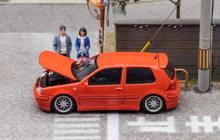 Load image into Gallery viewer, FH 1:64 Orange VW Golf GTI MK4 2 Doors Coupe Sport Model Diecast Metal Car New
