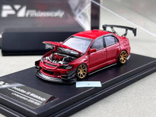 Load image into Gallery viewer, FY 1:64 Red Lancer EVO Evolution 9 IX Widebody Sports Model Diecast Metal Car
