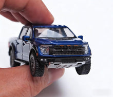 Load image into Gallery viewer, SC 1:64 Blue F150 Raptor Pickup Truck Sports Model Diecast Metal Car New Collection
