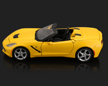 Load image into Gallery viewer, Maisto 1:24 Yellow 2014 Corvette Stingray Sports Model Diecast Metal Car New Collection
