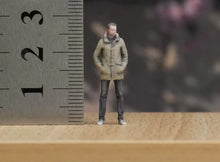 Load image into Gallery viewer, 1:64 Painted Figure Model Miniature Resin Diorama Sand Cool Causl Wear Man Stand
