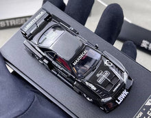 Load image into Gallery viewer, SW 1:64 Black Carbon Skyline GTR ER34 LBWK #8 Sports Model Diecast Metal Car
