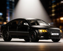 Load image into Gallery viewer, JKM 1:64 Matte Black S8 D3 Sedan Sports Model Diecast Metal Car New Collection
