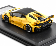 Load image into Gallery viewer, MJ 1:64 Yellow Huracan LP610 GT Sports Model Diecast Metal Car New Collection
