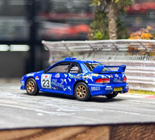 Load image into Gallery viewer, Minigt 1:64 Blue Impreza WRC99 GC8 STI #23 Sports Model Diecast Metal Car New Collection
