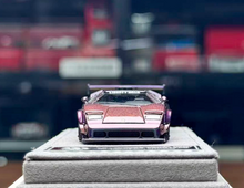 Load image into Gallery viewer, Topart 1:64 Purple LBWK Countach #41 Racing Sports Model Diecast Metal Car New Collection
