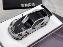 Load image into Gallery viewer, 1:64 CL Gray 911 GT3 RS 991.2 Racing Sports Model Diecast Resin Car New Collection
