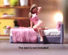 Load image into Gallery viewer, 1:64 Painted Figure Model Miniature Resin Diorama Sand Tennis Girl Sport Lady Collection
