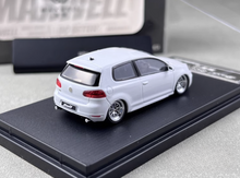 Load image into Gallery viewer, Maxwell 1:64 White VW Golf GTI MK6 VIP BBS Sports Model Diecast Metal Car New Collection
