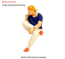 Load image into Gallery viewer, 1:64 Painted Figure Mini Model Miniature Resin Diorama People Sitting Parterre

