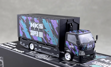 Load image into Gallery viewer, MT 1:64 Black HKS H300 Tow Box Truck Custom Model Diecast Metal Car New Collection
