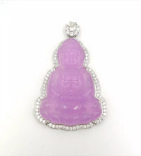 Load image into Gallery viewer, Nature Jade Guanyin Pendant Necklace Gift Jewelry charm Blessing Luck Jewelry d
