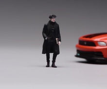 Load image into Gallery viewer, 1:64 Painted Figure Model Miniature Resin Diorama Sand British-style Man Black
