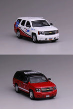 Load image into Gallery viewer, 1:64 596 Tahoe SUV Chicago Fire AMR Chief Police Model Diecast Metal Car New Collection
