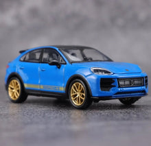 Load image into Gallery viewer, TH 1:64 Blue Cayenne Turbo GT SUV Sports Model Diecast Metal Car New Collection
