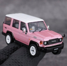Load image into Gallery viewer, GCD 1:64 Pink Land Cruiser LC70 J76 ORV SUV Model Diecast Metal Car New Collection
