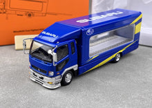 Load image into Gallery viewer, GCD 1:64 Blue Fuso Fighter Outriggers Raised Truck Model Diecast Metal Car New
