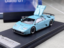 Load image into Gallery viewer, SH 1:64 Blue Diablo GT 1998 Racing Sports Model Diecast Metal Car New Collection
