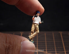 Load image into Gallery viewer, 1:64 Painted Figure Mini Model Miniature Car Scenes Resin Sand Diorama Cool Boy
