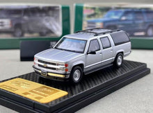 Load image into Gallery viewer, Bliss 1:64 Silver Suburban GMT400 SUV Sports Model Diecast Metal Car New Collection
