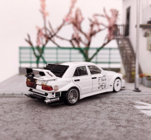 Load image into Gallery viewer, 1:64 SEEKER Black White 190E 2.5-16 Evolution Sport Model Diecast Metal Car
