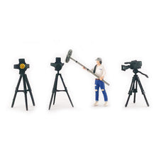 Load image into Gallery viewer, 1:64 Painted Figure Mini Model Miniature Resin Diorama News Live Streaming Show

