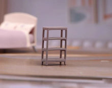 Load image into Gallery viewer, 1:64 Painted Figure Model Miniature Resin Diorama Sand Furniture Fan Bed Basin

