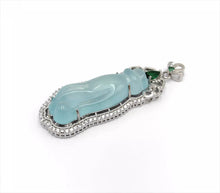 Load image into Gallery viewer, Nature Jade Budha Hand Pendant Necklace Gift Jewelry charm Blessing Lucky New a
