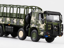 Load image into Gallery viewer, JKM 1:64 Military Camo HOWO 8x8 Personnel Carrier Truck Model Diecast Metal
