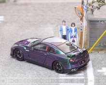 Load image into Gallery viewer, FH 1:64 Purple JDM Skyline GTR R35 Racing Sports Model Diecast Metal Car New Collection
