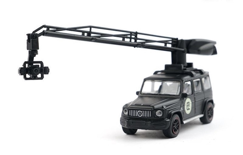 XCARTOYS 1:64 AMG G63 U Crane Arm Camera SUV Model Diecast Metal Car New Collection