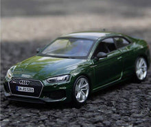 Load image into Gallery viewer, Bburago 1:24 Green RS5 Coupe Racing Sports Model Toy Diecast Metal Car Box BN
