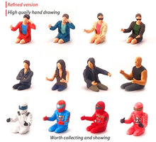 Load image into Gallery viewer, 1:64 Painted Figure Mini Model Miniature Resin Diorama Racing Toy Car Racer Red
