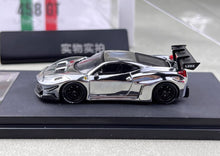 Load image into Gallery viewer, Star 1:64 Plating Silver 458 GT LBWK Racing Sports Model Diecast Metal Car New Collecction
