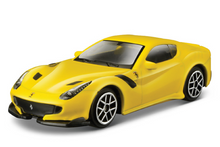 Load image into Gallery viewer, Bburago 1:64 Yellow Ferrari F12 TDF Racing Sports Model Toy Diecast Metal Car
