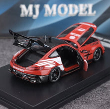 Load image into Gallery viewer, MJ 1:64 Red AMG GT Black Series Safty Sports Open Model Diecast Metal Car New Collection
