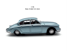 Load image into Gallery viewer, 1:76 Blue JAGUAR MK2 Classic Vintage Sports Model Diecast Metal Car New Collection
