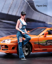 Load image into Gallery viewer, 1:24 Painted Figure Model Miniature Resin Diorama Mechanic Woman Repair Worker C
