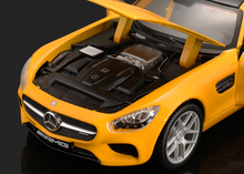 Load image into Gallery viewer, Maisto 1:24 Yellow AMG GT Racing Sports Model Toy Diecast Metal Car BN
