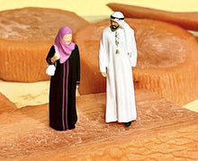 Load image into Gallery viewer, 1:64 Painted Figure Model Miniature Resin Diorama Sand Middle Eastern Tycoons
