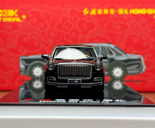 Load image into Gallery viewer, AR 1:64 Black HONGQI Guoli Luxury Sedan Classic Model Diecast Metal Car New Collection
