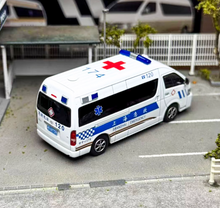 Load image into Gallery viewer, Masdi 1:64 Shanghai Ambulance Hiace H200 Mini Van Model Diecast Metal Car New Collection
