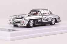 Load image into Gallery viewer, BSC 1:64 Silver 1955 300SL #68 Coupe Sport Classic Model Diecast Metal Car New Collection
