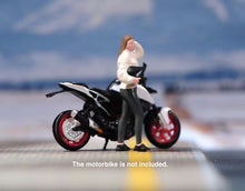 Load image into Gallery viewer, 1:64 Painted Figure Model Miniature Resin Diorama Sand Beauty Racer Lady Woman Collection
