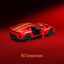 Load image into Gallery viewer, Bburago 1:64 Red Ferrari 812 Competizione Sports Model Diecast Metal Car New Collection
