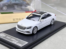 Load image into Gallery viewer, King 1:64 White S65L AMG W222 V12 Sedan Sports Model Diecast Metal Car New Collection

