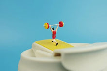 Load image into Gallery viewer, 1:64 Painted Figure Model Miniature Resin Diorama Sand Weightlifter Sports Toy

