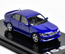 Load image into Gallery viewer, HobbyJapan 1:64 Blue 1999 Lexus IS200 Sedan Sports Model Diecast Metal Car New Collection
