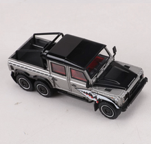 Load image into Gallery viewer, Shadow 1:64 Silver Shark Defender 6x6 Pickup Truck Model Diecast Metal Car New Collection
